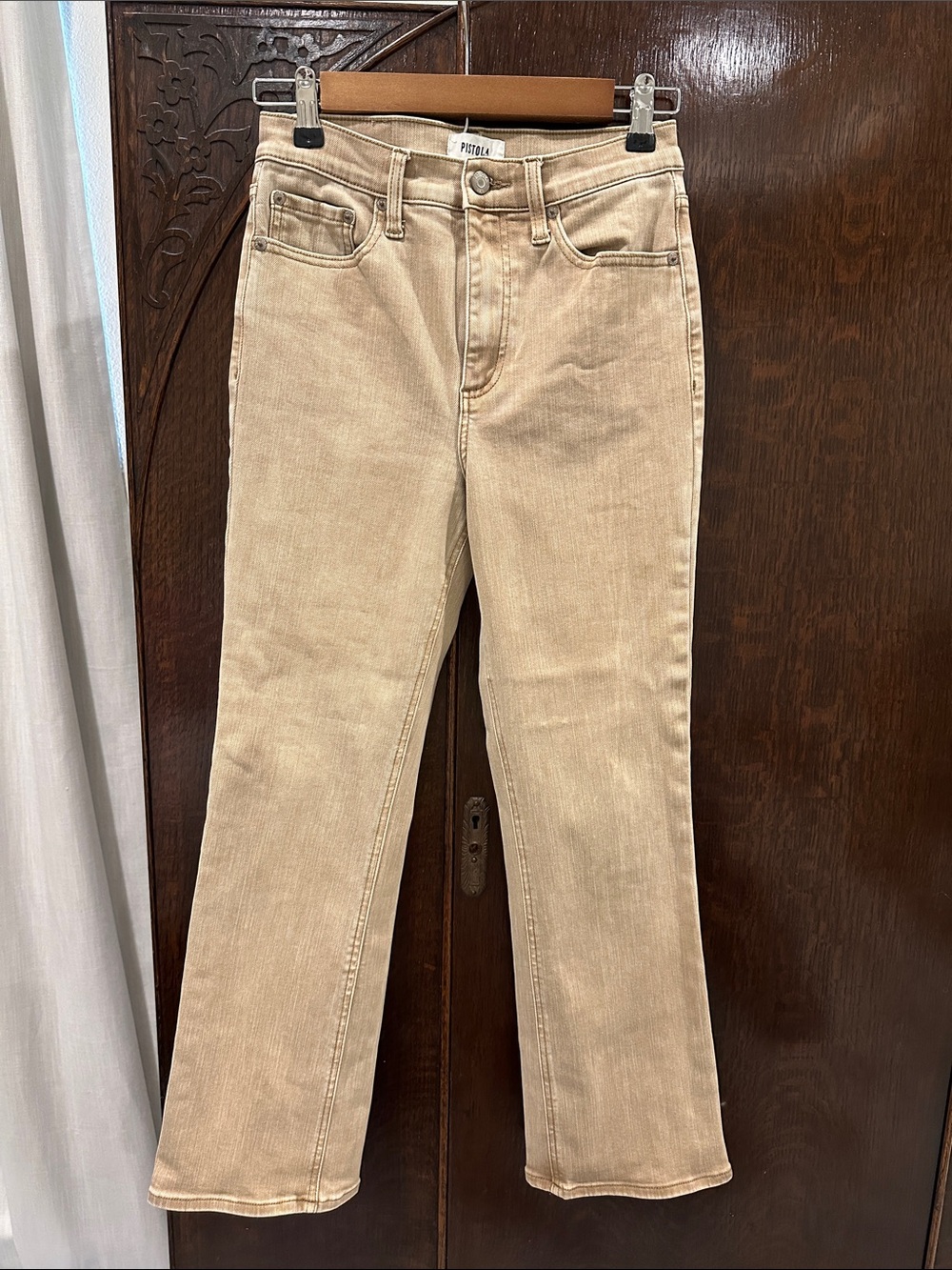 Pistola Straight-Leg High-Rise Jeans